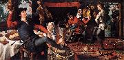 Pieter Aertsen The Egg Dance oil